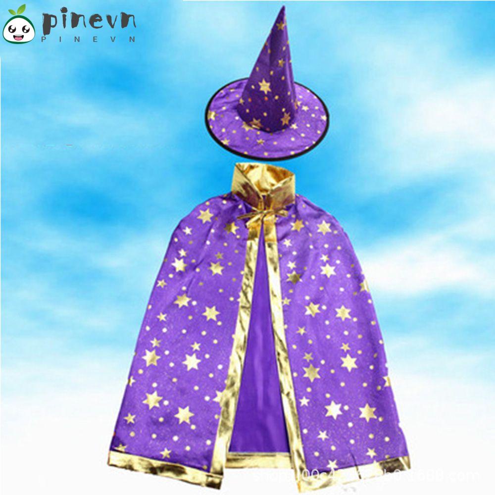 PINEVN Áo Choàng Phù Thủy Hóa Trang Halloween Mới Cho Bé