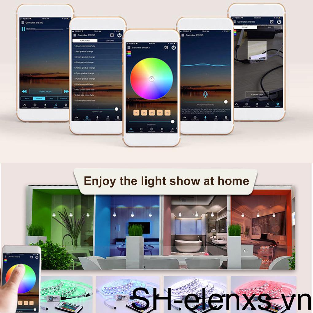 Bộ Điều Khiển Đèn LED Từ Xa Thông Minh 24 Phím RGB