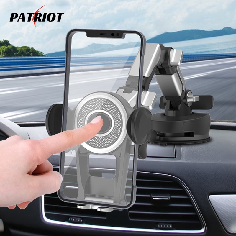 Giá Đỡ Điện Thoại / Thiết Bị Định Vị GPS Xoay 360 Độ Có Giác Hút Gắn Kính Chắn Gió Xe Hơi