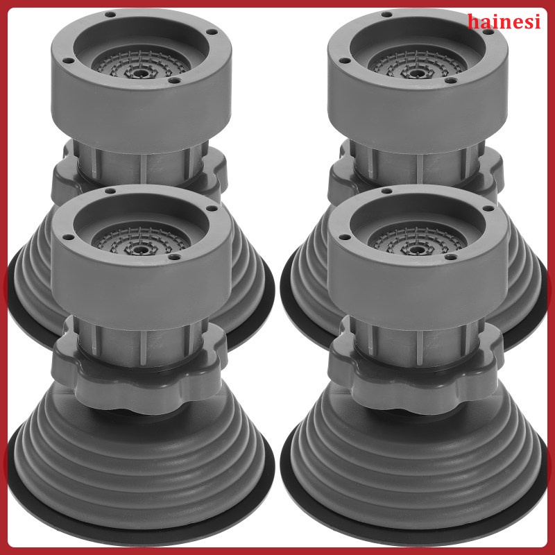 Set 4 Miếng Đệm Chân Nâng Chiều Cao Chống Trượt Có Thể Điều Chỉnh Cho Máy Giặt