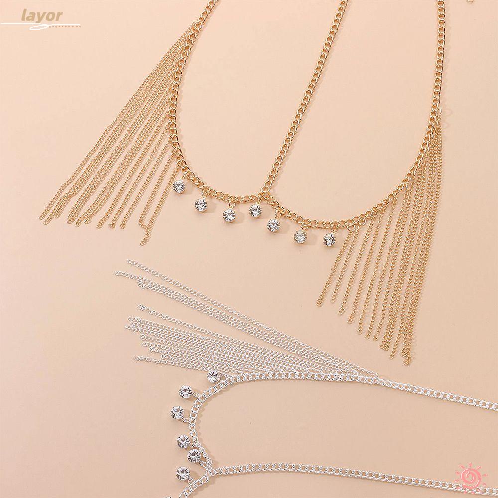 LAY Cài Tóc Tua Rua Chất Liệu Hợp Kim Thời Trang