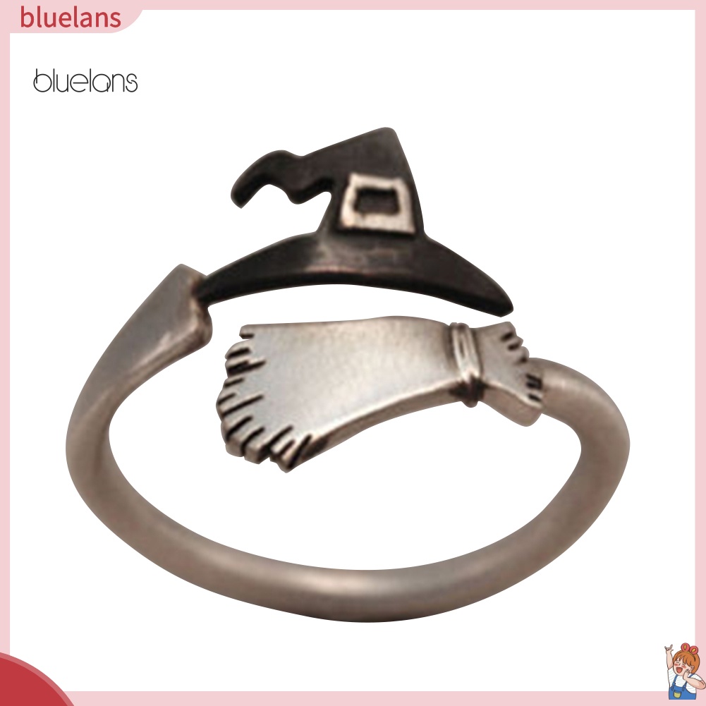 Nhẫn Hở Hình Nón Và Chổi Phù Thủy Có Thể Điều Chỉnh Kích Cỡ