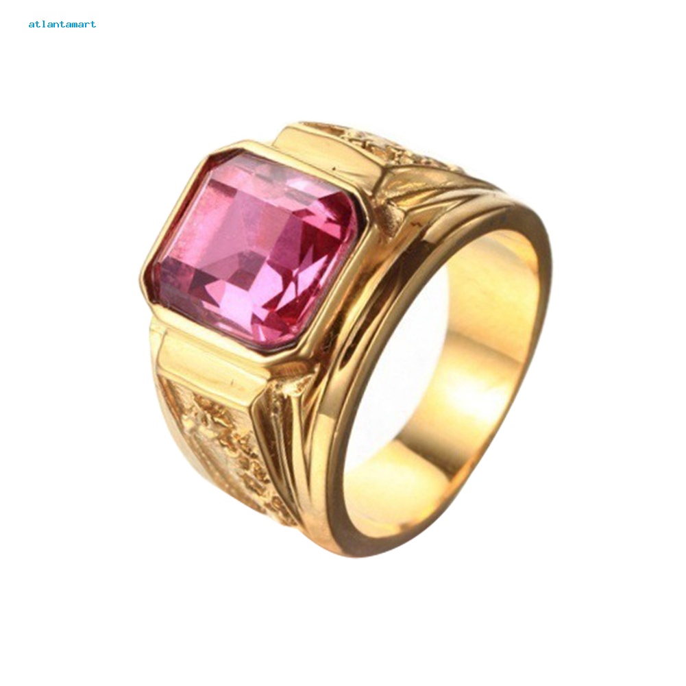 Túi Đựng Đồ Dùng Cao Cấp Tiện Dụng| Nhẫn Đồng Mặt Vuông Chạm Khắc Hình Rồng Phong Cách Cổ Điển Cho Nam