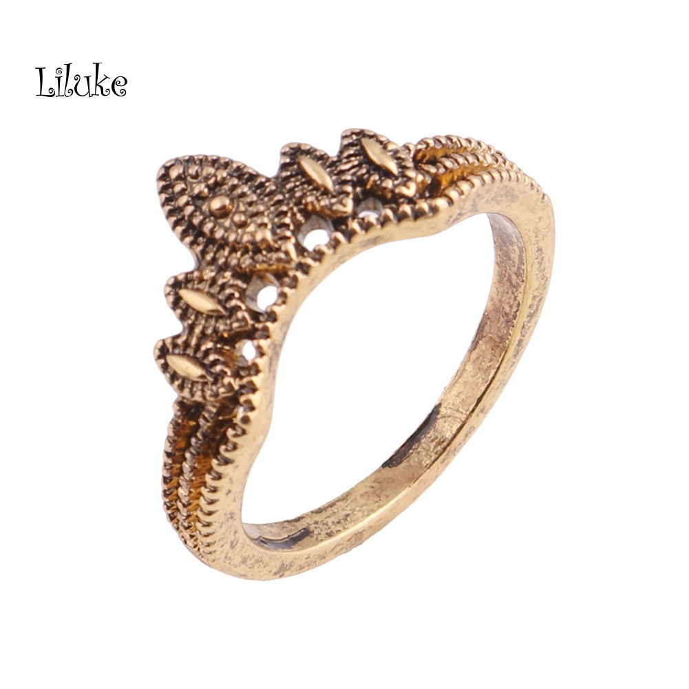 Bộ 7 Nhẫn Nữ Trang Phong Cách Vintage Cá Tính