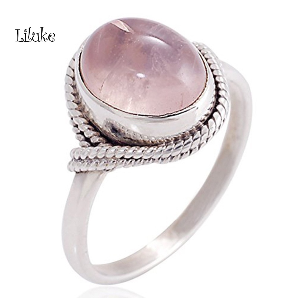 Nhẫn Hợp Kim Trang Trí Hoa Đính Đá Kiểu Dáng Thời Trang Cho Nữ