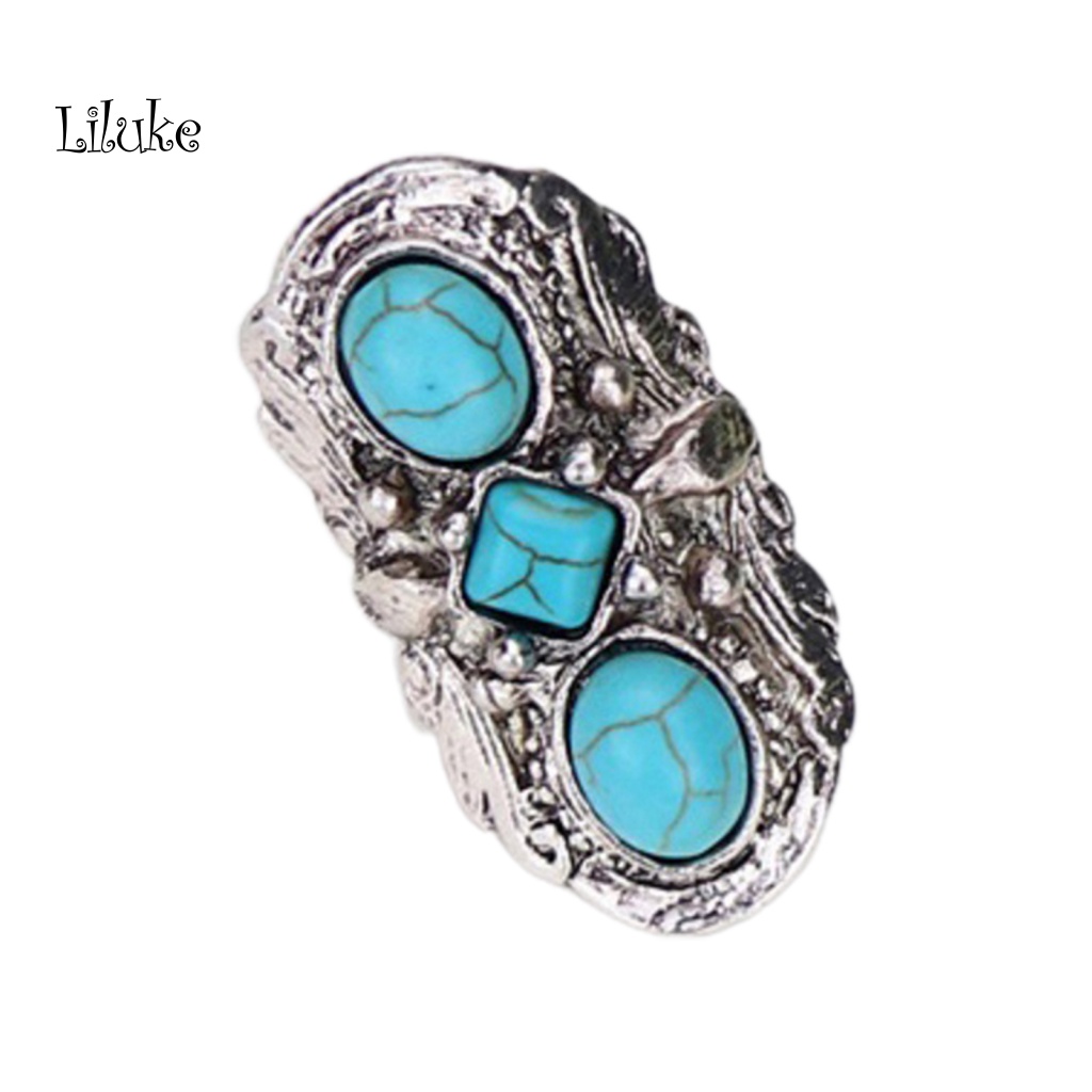 Nhẫn Hở Trang Trí Đính Đá Phong Cách Bohemian Thời Trang Cho Nữ