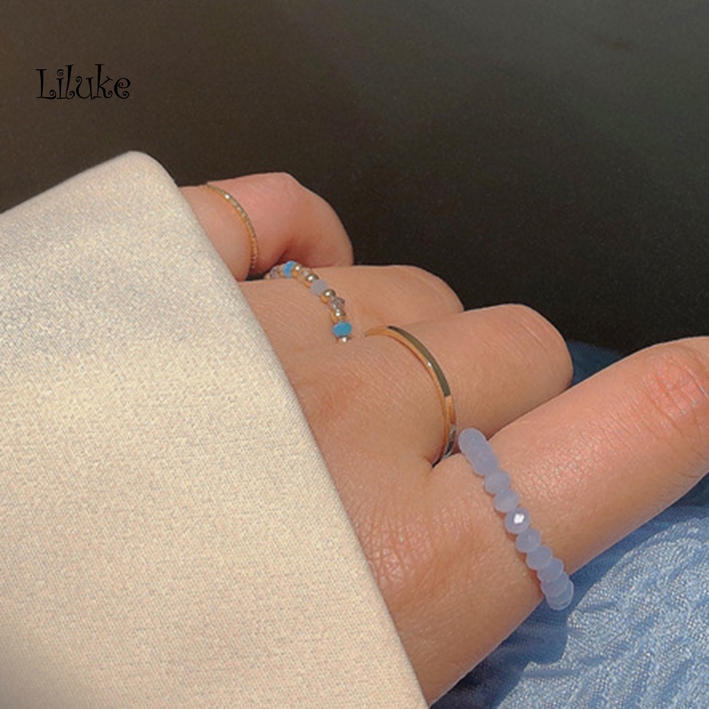 Bộ 4 Nhẫn Nữ Trang Phong Cách Độc Đáo