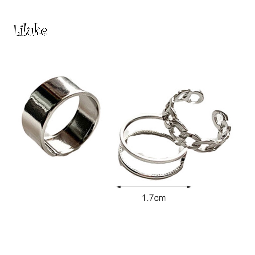 Bộ 3 Nhẫn Nữ Trang Phong Cách Hàn Quốc