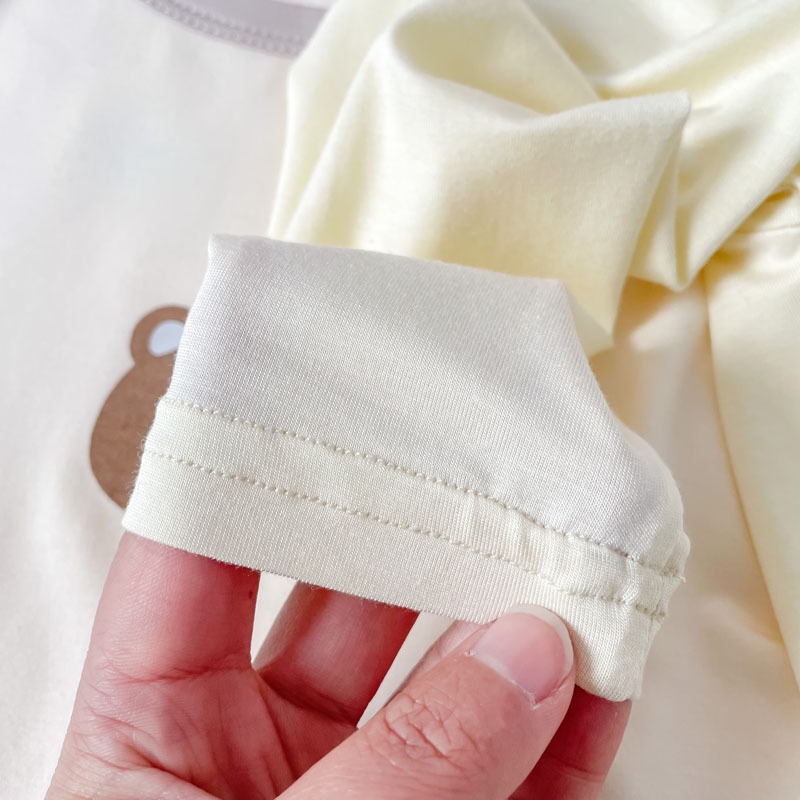 Bộ Dài Tay Thun Lạnh Hoạ Tiết Xinh Xắn Dáng Suông Cho Bé Vận Động Thoải Mái, Chống Muỗi, Nằm Điều Hoà.