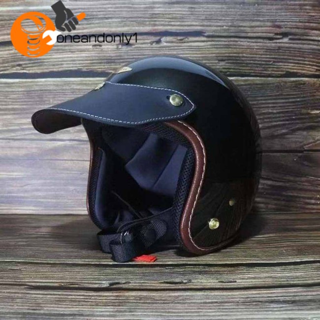 Kính Chắn Gió Mũ Bảo Hiểm 3 Pin Bằng Da Có Thể Tháo Rời Thời Trang