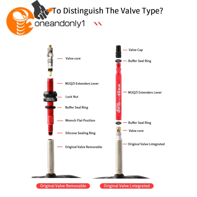 Van Nối Dài Bằng Hợp Kim Nhôm 60 / 80mm Chuyên Dụng Cho Xe Đạp Leo Núi