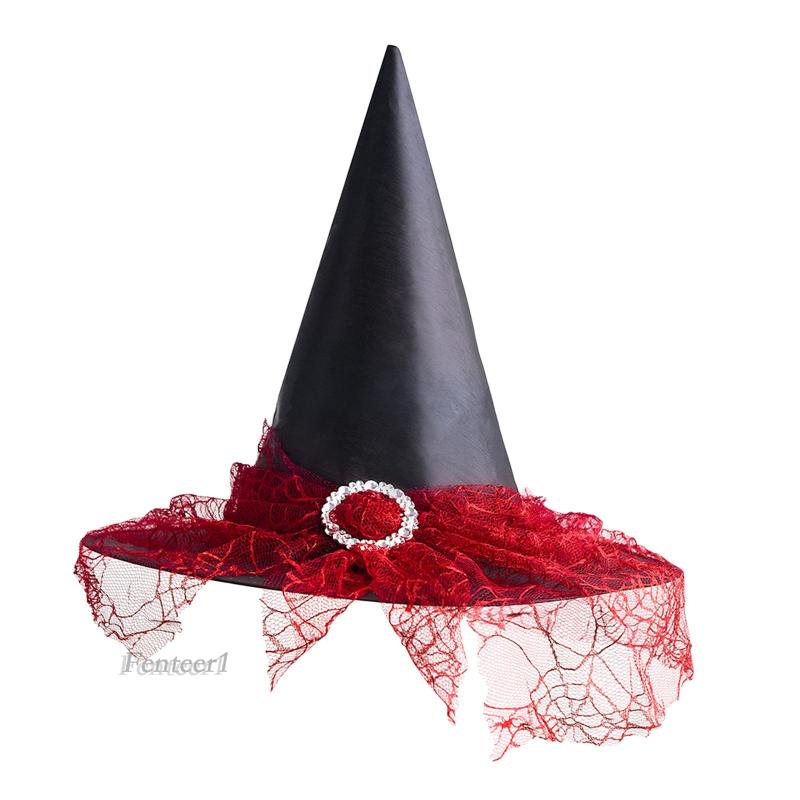 Mũ Phù Thủy Hóa Trang Halloween Cho Người Lớn