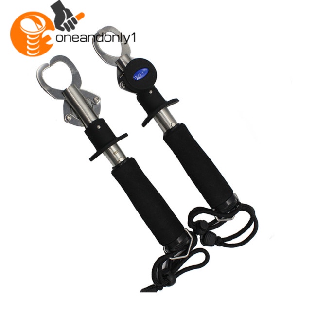 Kìm Kẹp Cá Bằng Thép Không Gỉ Có Thang Đo Trọng Lượng Tiện Lợi