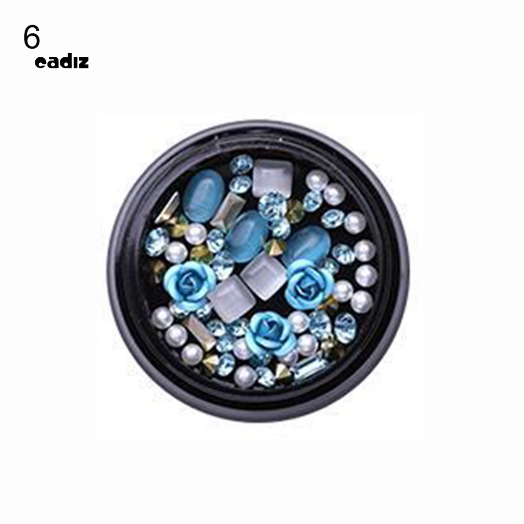 1 Hộp Hạt Kim Sa 3D Tự Trang Trí Móng Tay Thời Trang