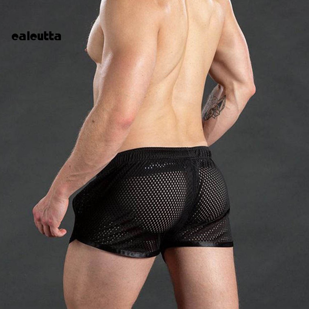 Quần Short Thể Thao Bằng Polyester Thoáng Khí Mau Khô Cho Nam