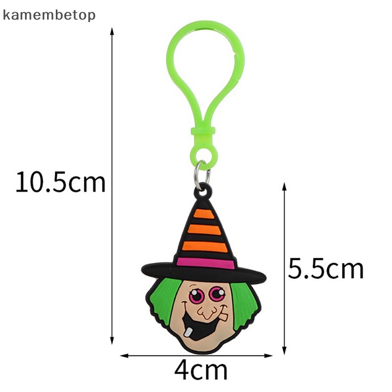 Móc Chìa Khóa Hình Dơi Bí Ngô Ma Cà Rồng Mèo Gothic Thủ Công DIY