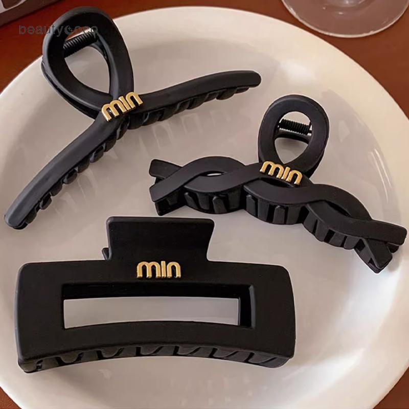 Beautycoco🍊Kẹp tóc càng cua đính chữ MIN phong cách Hàn Quốc thời trang mùa hè xinh xắn cho nữ