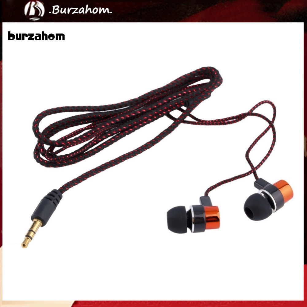 Tai Nghe Nhét Tai Jack 35mm Dây Bện Thời Trang Cho Điện Thoại / Máy Tính Bảng