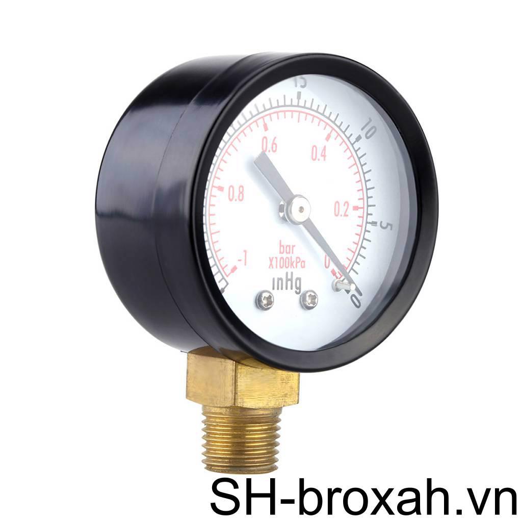 Đồng Hồ Đo Áp Suất Không Khí 0- 30inHg 0- 1bar
