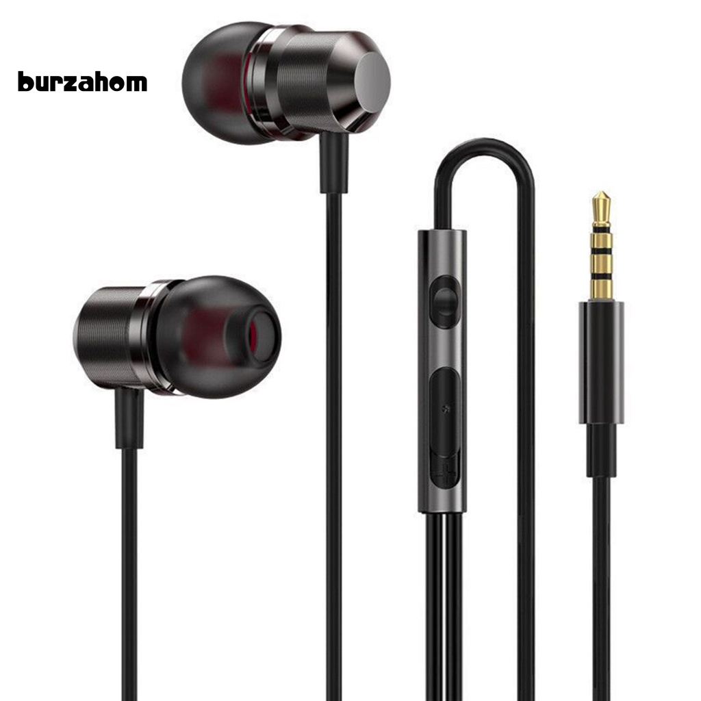 Tai Nghe Nhét Tai Jack 35mm Bass Trầm Có Micro Thiết Kế Thời Trang Năng Động