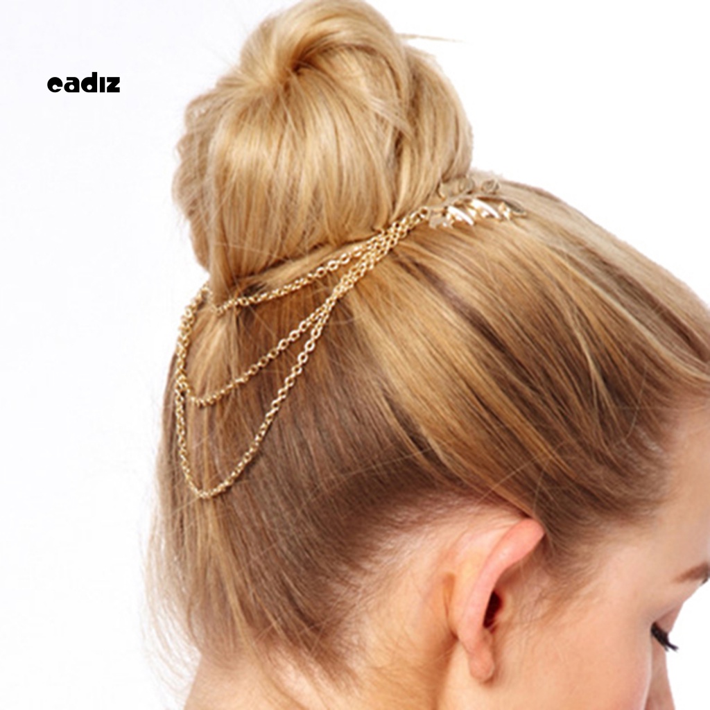 Cadi Lược Cài Tóc Chuỗi Xích Tua Rua Giá Rẻ Đáng Yêu Tinh Tế Dành Cho