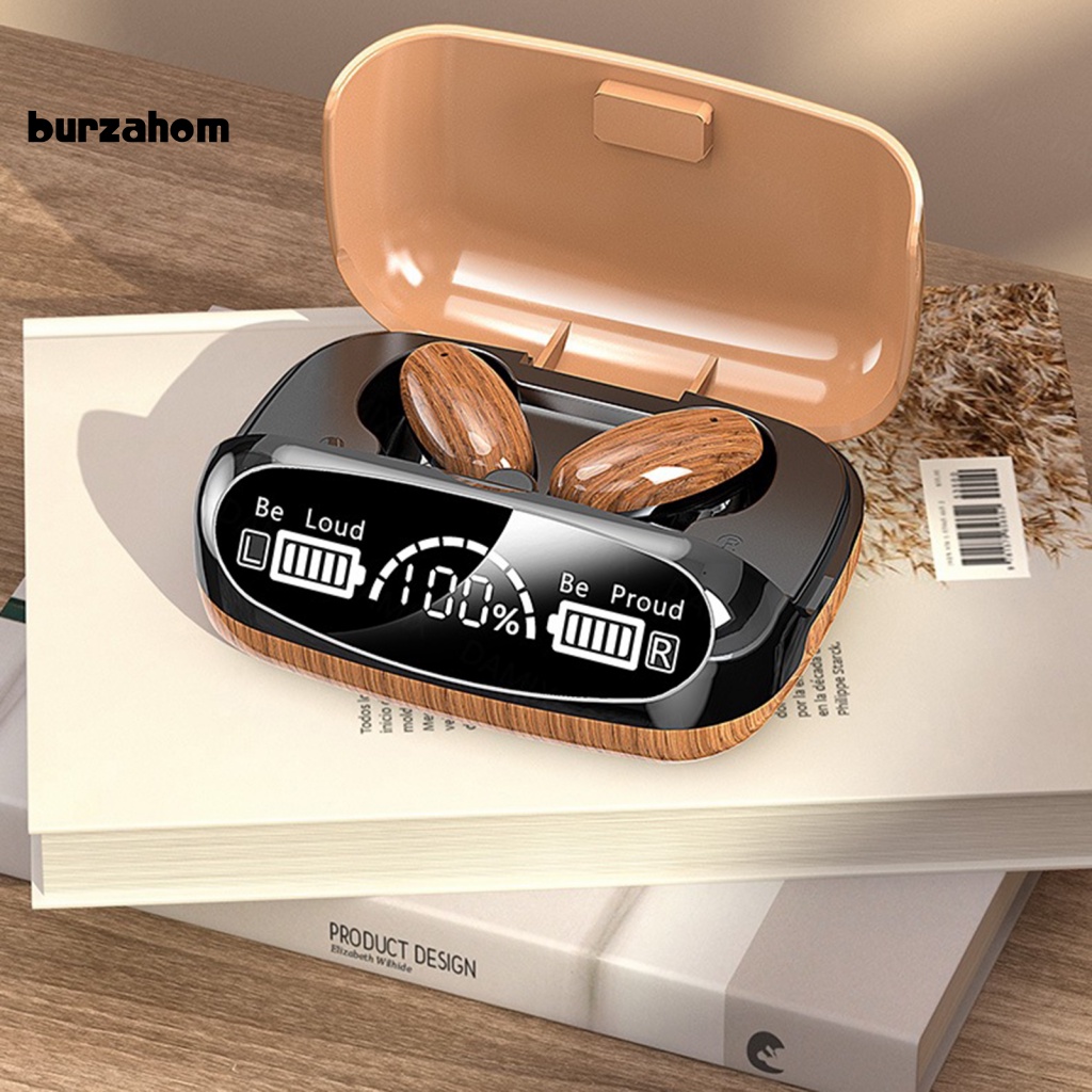 Tai Nghe Bluetooth Không Dây Bur M35 Âm Thanh Bass Nặng 52 Có Màn Hình Cảm Ứng Điện Thoại