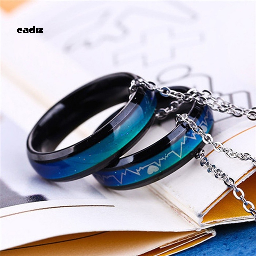 Nhẫn Tròn Unisex Bằng Thép Không Gỉ In Họa Tiết Thời Trang