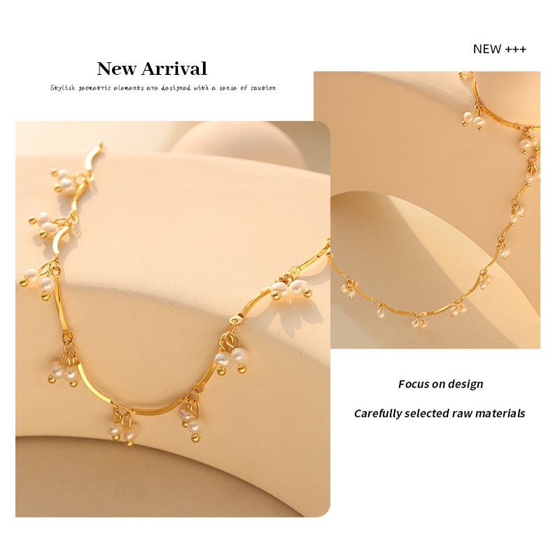 Vòng cổ Ngọc Trai Tự Nhiên Thời Trang Cho Nữ