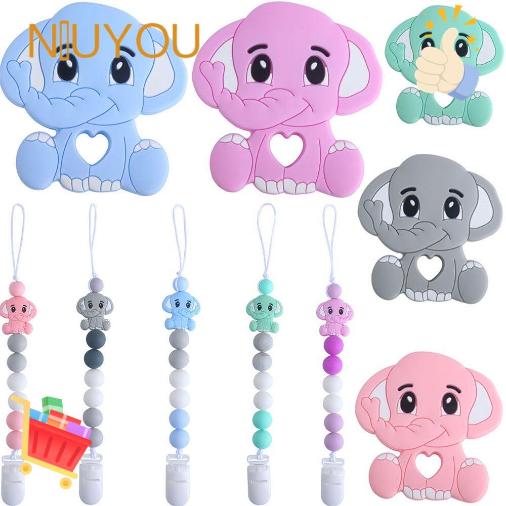 NIUYOU Đồ Chơi GặM NướU HìNh Con Voi BằNg Silicone