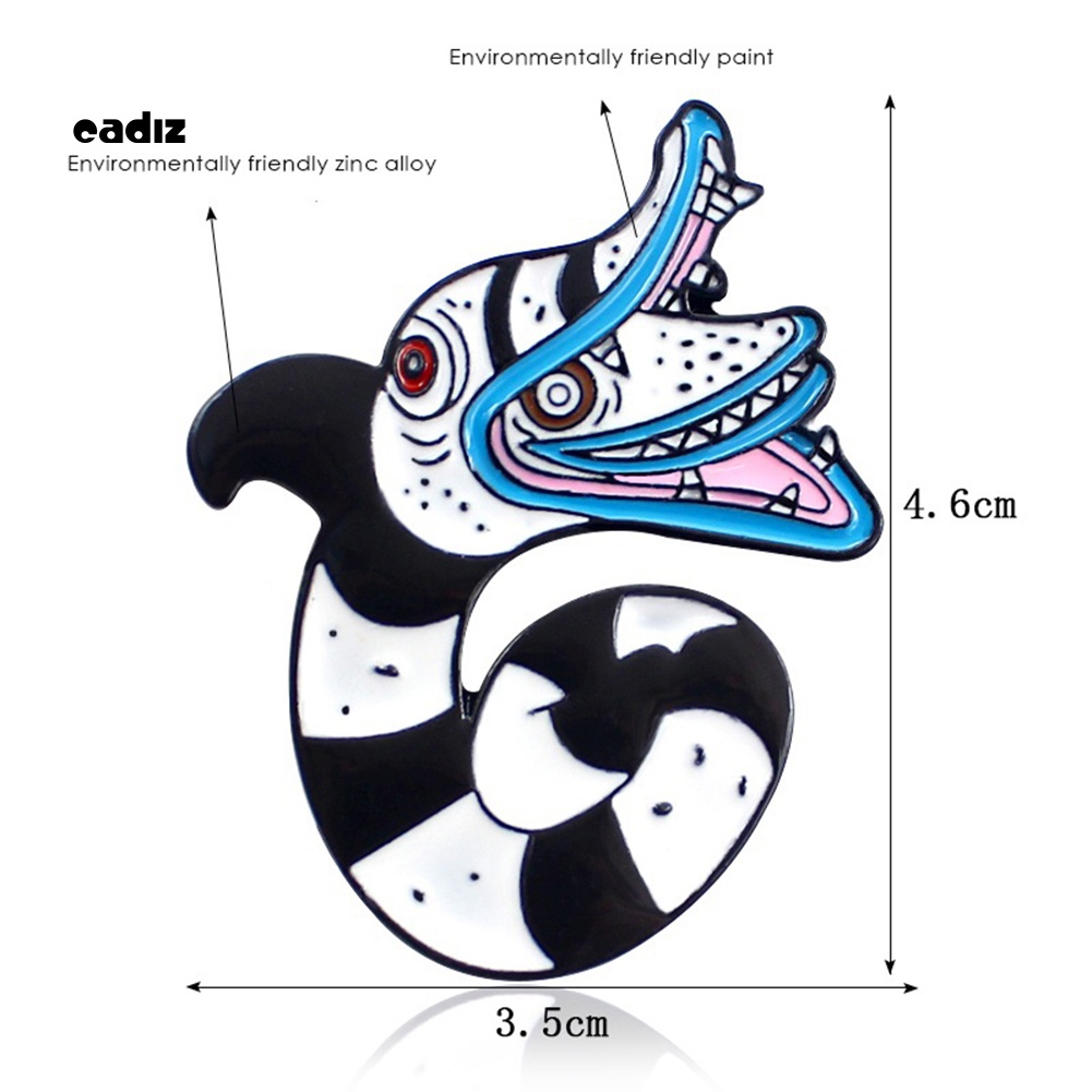 Ghim Cài Áo Hình Rắn Hoạt Hình Đáng Yêu