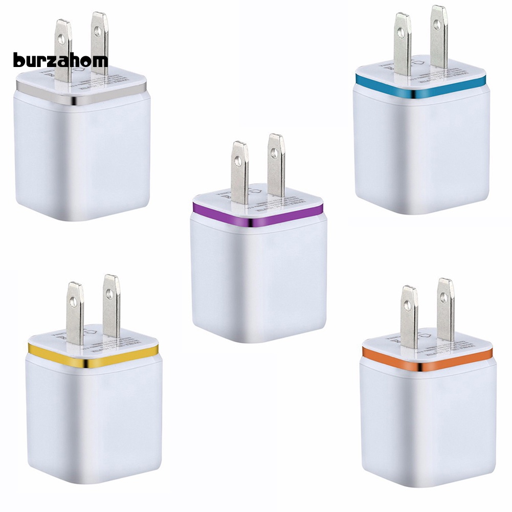 Tẩu Sạc Điện Thoại Cổng USB Kép Gắn Tường Tiện Lợi