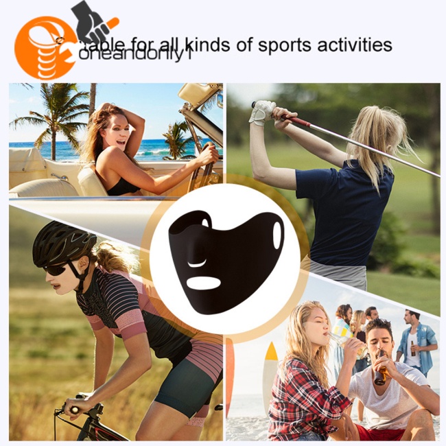 [COD] Khẩu Trang Chống Nắng Thoáng Khí Hai Lớp Bằng Lụa Lạnh Có Thể Giặt Rửa Tái