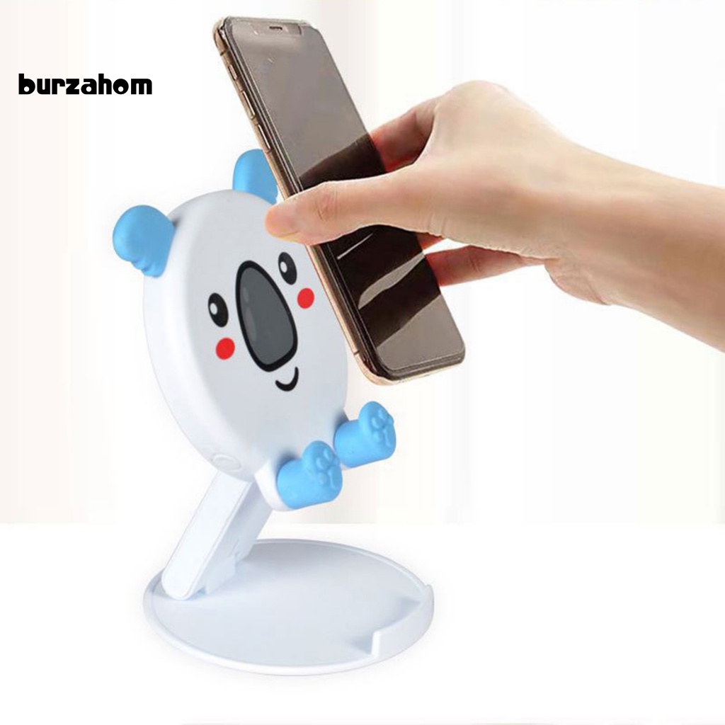 Giá Đỡ Điện Thoại / Máy Tính Bảng Họa Tiết Hoạt Hình Dễ Thương Thiết Kế Nhỏ Gọn Tiện Dụng