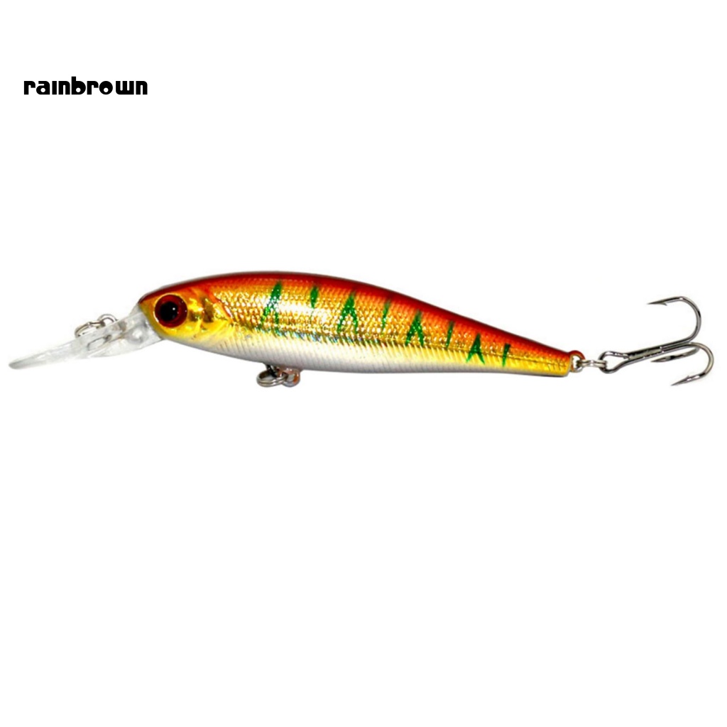 Mồi Giả Nhử Cá Bằng Nhựa Cứng 11cm Có Móc Câu