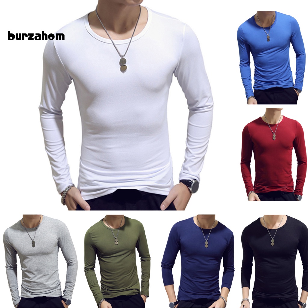 Áo Thun Tay Dài Cổ Tròn Dáng Ôm Phong Cách Thể Thao Thời Trang Cho Nữ