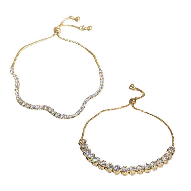 Vòng Tay Đính Đá Lấp Lánh Phong Cách Vintage Sang Trọng