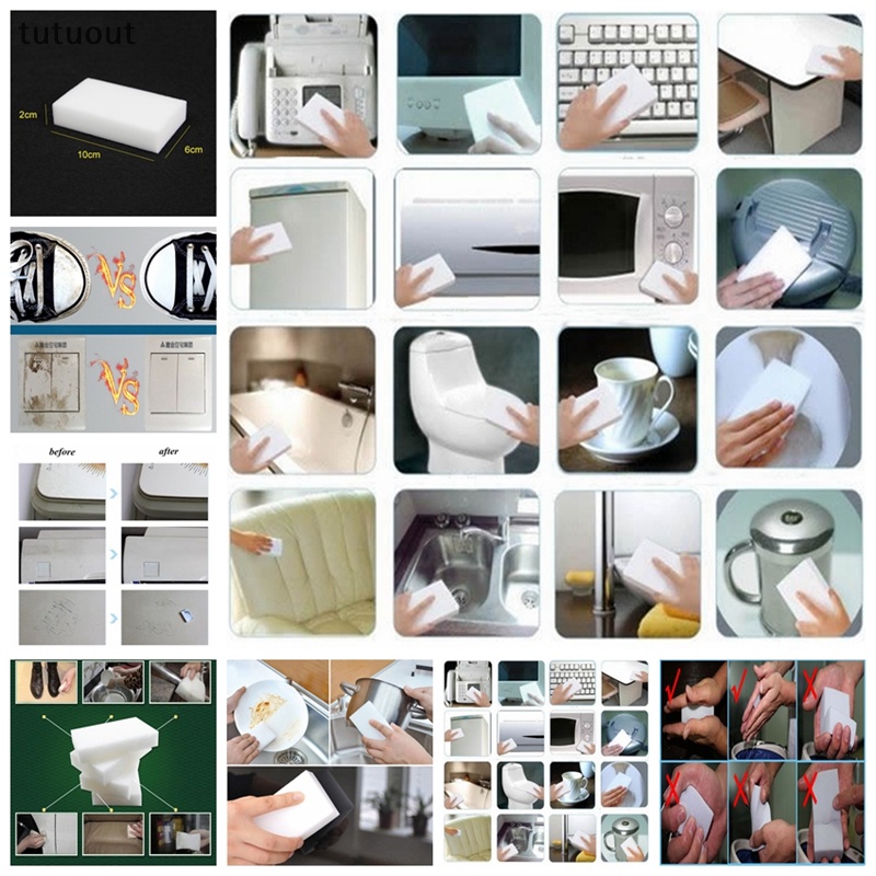 10 / 20 Mút Vệ Sinh Nhà Bếp Xe Hơi Tiện Lợi