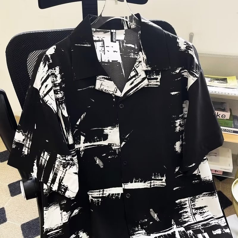 Áo Thun POLO Ngắn Tay Nhuộm Màu Thời Trang Mùa Hè Cho Nam