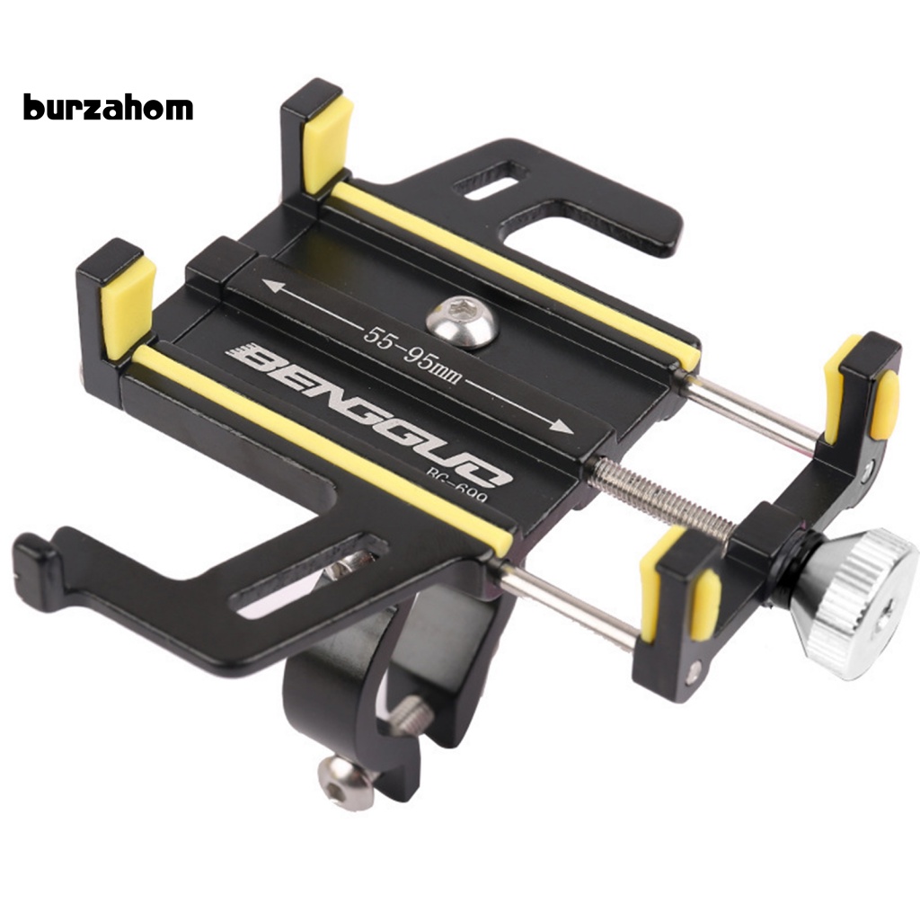 Giá Đỡ Điện Thoại Gắn Tay Lái Xe Đạp Bằng Hợp Kim Nhôm Chống Trượt Có Thể Điều Chỉnh