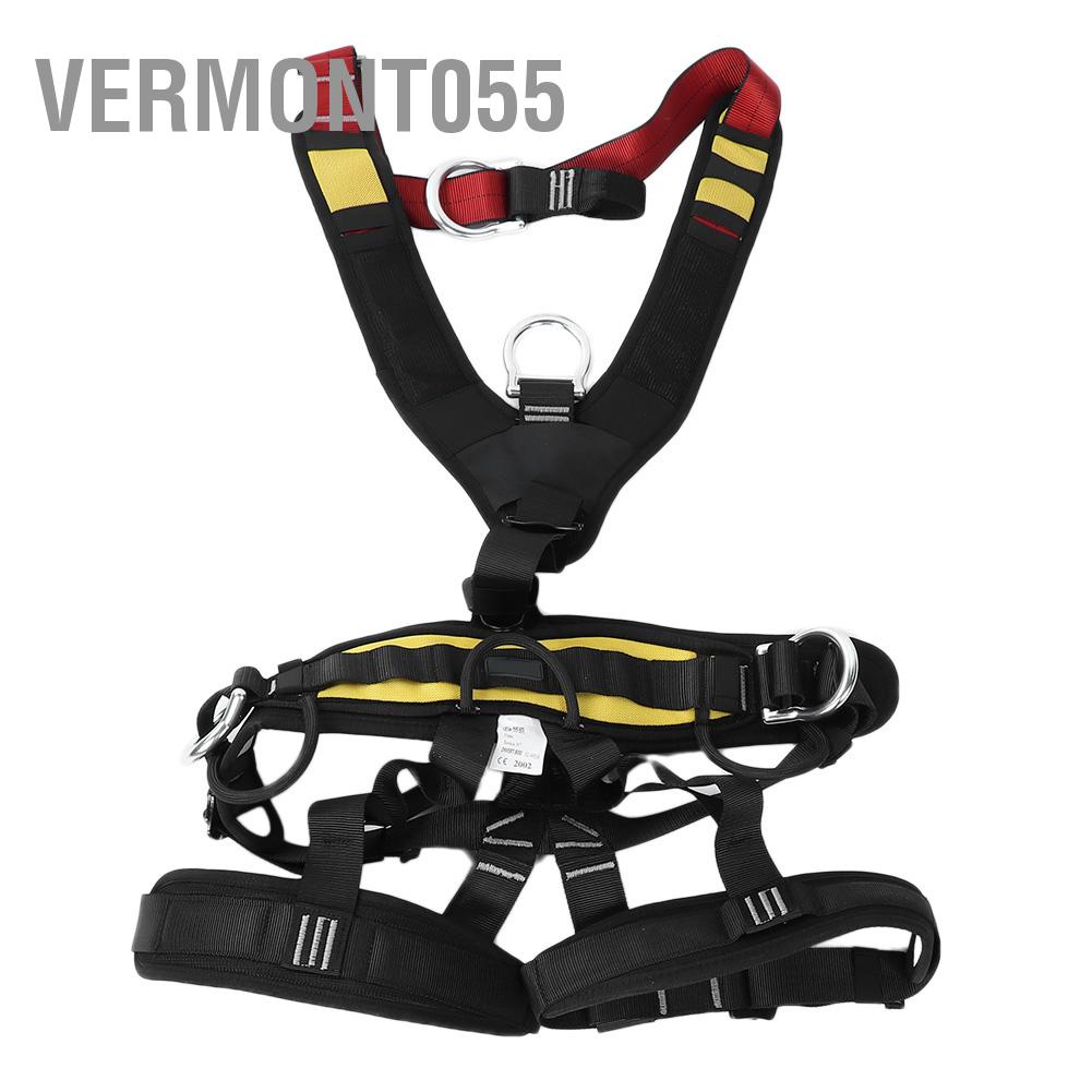 Vermont055 Công việc trên không Leo núi Cứu hộ Khai thác có thể điều chỉnh Dây đai an toàn thân Thiết bị kỹ thuật