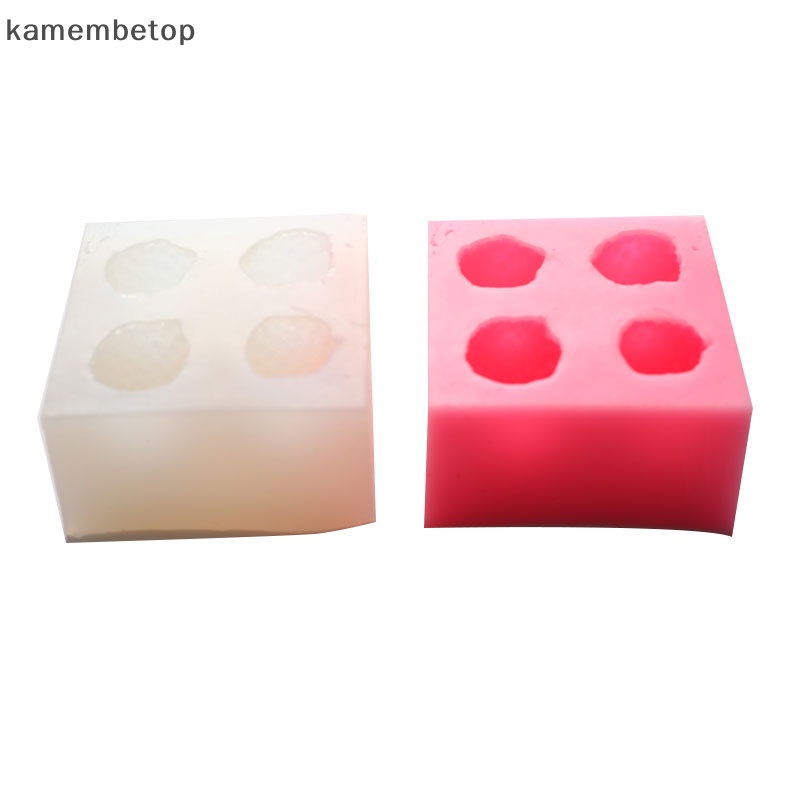 Khuôn Silicone Làm Bánh Hình Trái Dâu Tây Xinh Xắn