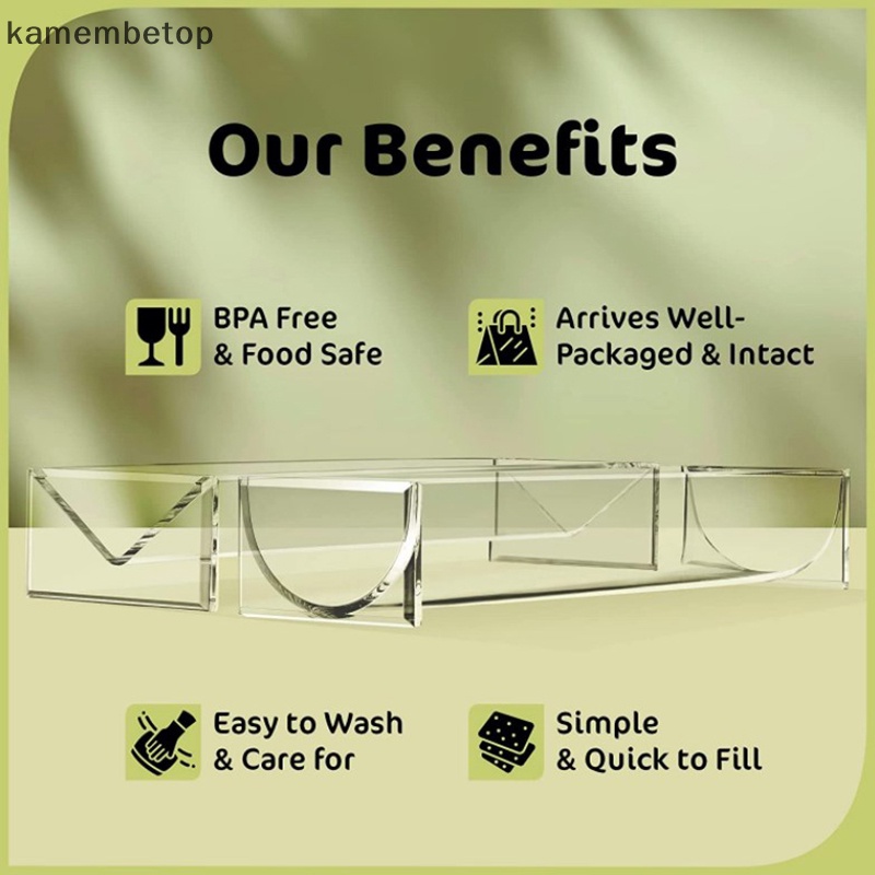 Khay Đựng Bánh Quy Bằng Acrylic Trong Suốt Tiện Dụng