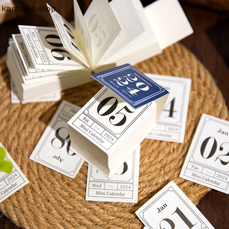 Lịch 365 Trang Trí Mini 2024 Bằng Giấy DIY