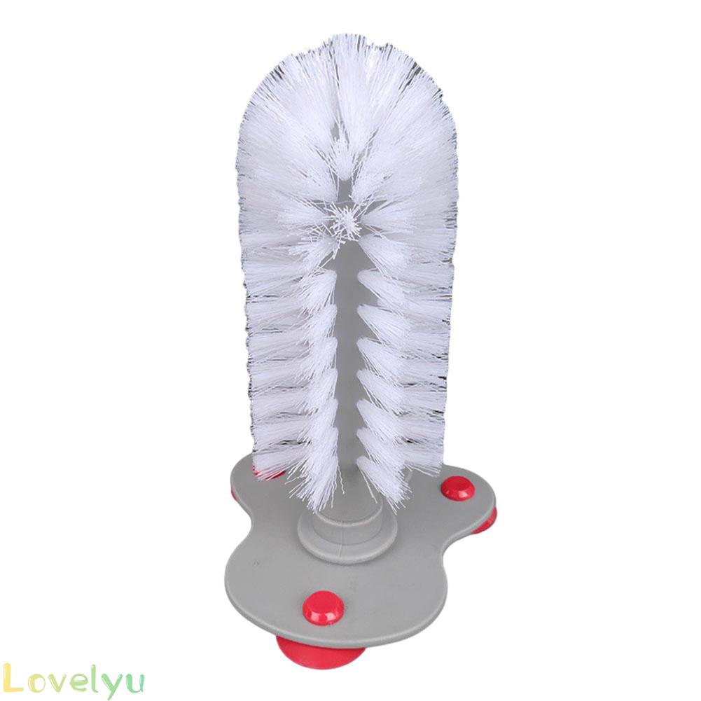 ⭐READY STOCK ⭐Versatile For Cup and Glass Cleaner Brush with Secure Suction For Cup Attachment