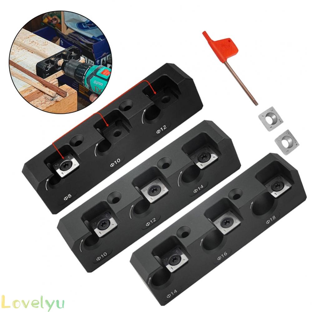 ⭐READY STOCK ⭐8-18mm Electric Drill Milling Dowel Round Rod Jig Auxiliary Tool Woodworking