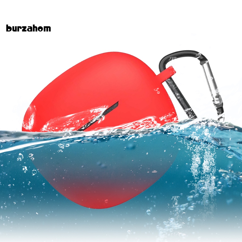 Vỏ Bảo Vệ Hộp Sạc Tai Nghe Bluetooth QCY-HT03 Bằng Silicon Dẻo Chống Sốc Kèm Móc Treo Tiện Dụng