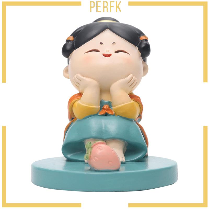 Giá Đỡ Điện Thoại Hình Cô Gái Bằng Nhựa Resin Để Bàn