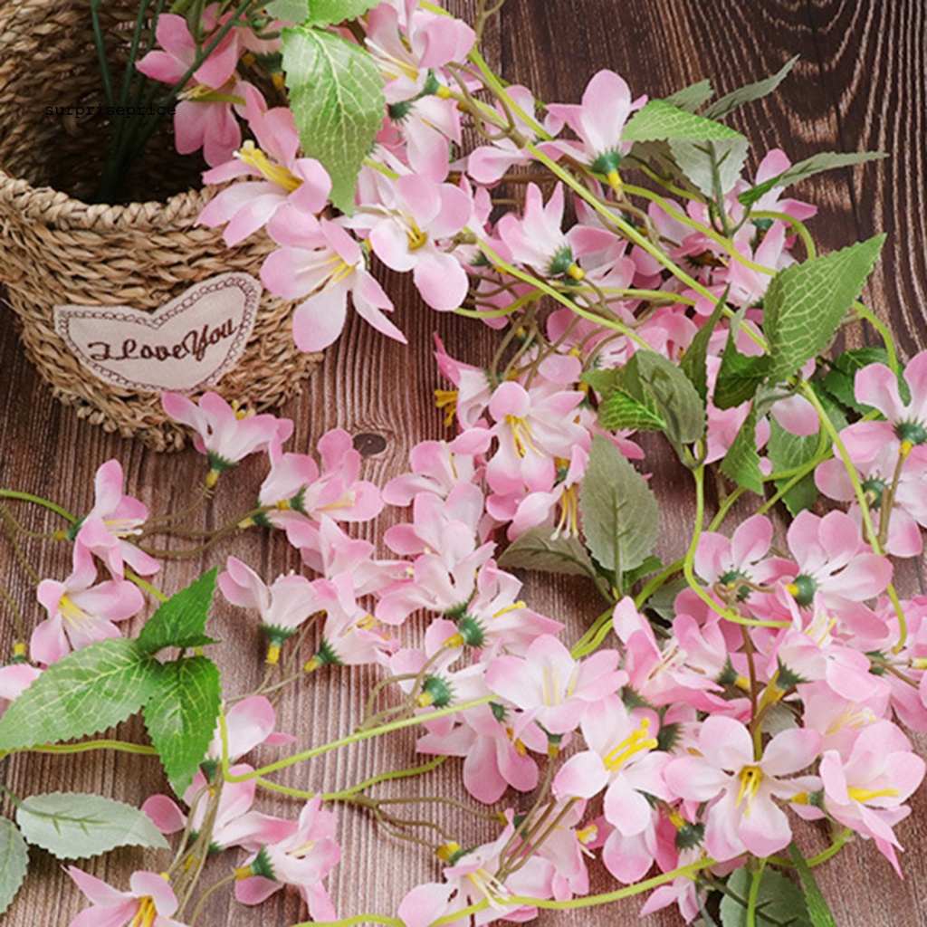 1 Giỏ Hoa Nhài Nhân Tạo Treo Tường Trang Trí