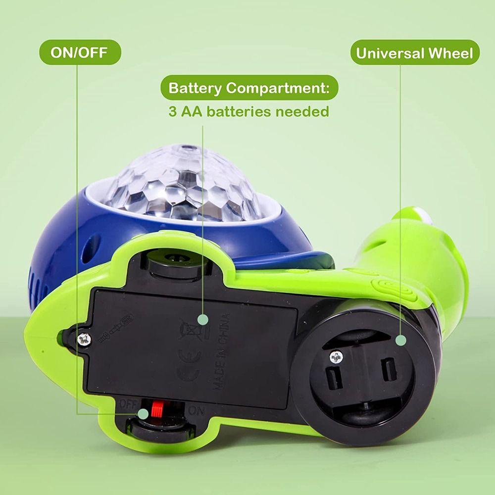 DANES Đồ Chơi Chú Cua Nhảy Múa Bằng Nhựa Có Đèn LED Độc Đáo Cho Bé