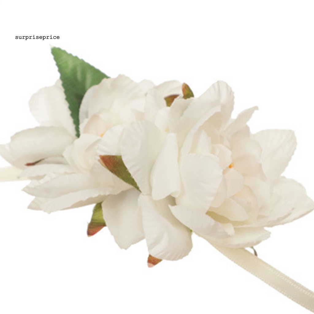 Vòng Đeo Tay Vải Họa Tiết Hoa Tinh Tế Có Thể Điều Chỉnh Cho SPA